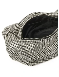 Forever New Signature Daphne Knot Embellished Bag in Silver