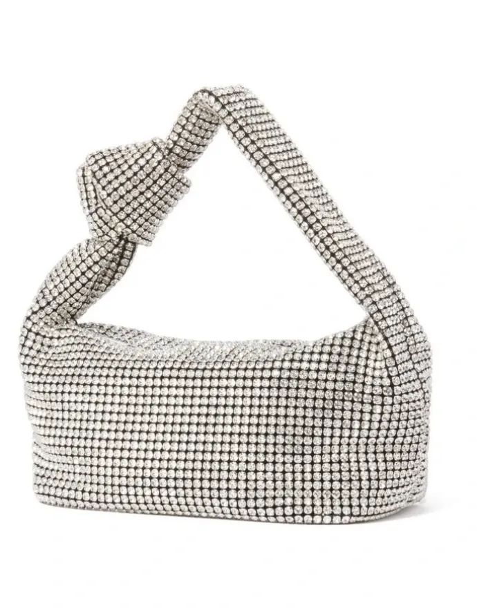 Forever New Signature Daphne Knot Embellished Bag in Silver