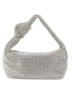 Forever New Signature Daphne Knot Embellished Bag in Silver