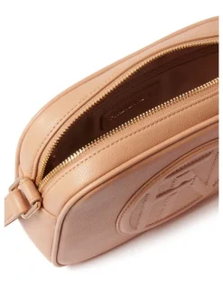 Forever New Signature Lexie Logo Camera Bag in Camel