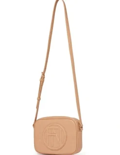 Forever New Signature Lexie Logo Camera Bag in Camel