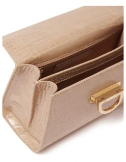 Forever New Signature Vivian Mini Top Handle Bag in Natural