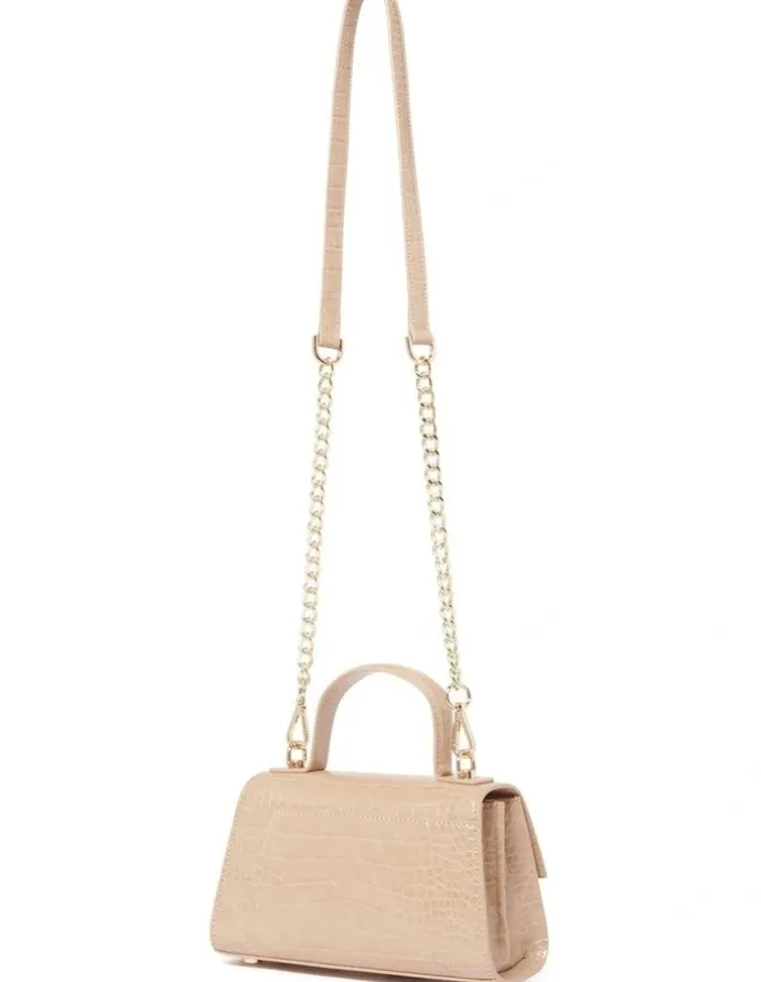 Forever New Signature Vivian Mini Top Handle Bag in Natural