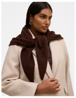 Forever New Tina Triangle Scarf in Brown