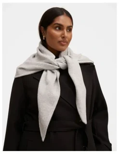 Forever New Tina Triangle Scarf in Grey