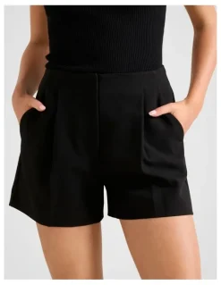 Forever New Winslet Tailored Shorts in Black