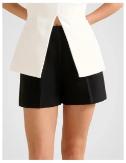 Forever New Winslet Tailored Shorts in Black