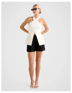 Forever New Winslet Tailored Shorts in Black