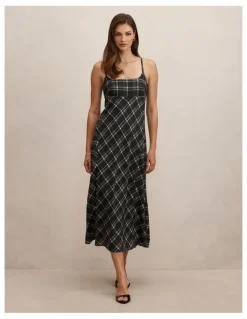 Forever New Harley Godet Midi Dress in Multi