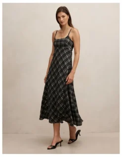 Forever New Harley Godet Midi Dress in Multi
