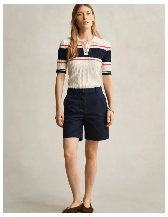 Gant Chino Shorts in Evening Blue