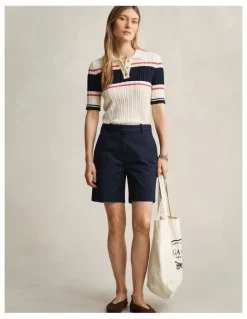 Gant Chino Shorts in Evening Blue