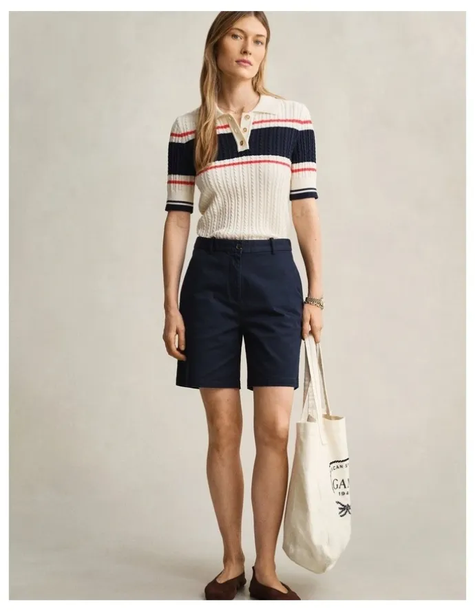 Gant Chino Shorts in Evening Blue
