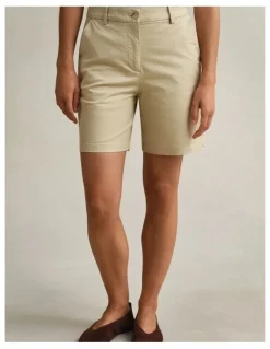 Gant Chino Shorts in Oat Beige
