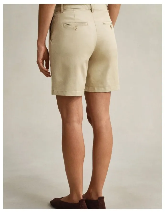 Gant Chino Shorts in Oat Beige