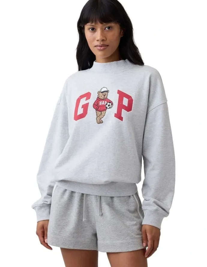 Gap French Terry Brannan Bear Logo Sweatshirt
