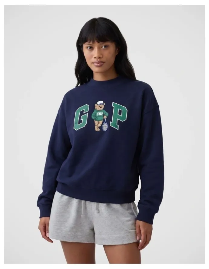 Gap FrenTerry Brannan Bear Logo Sweatshirt