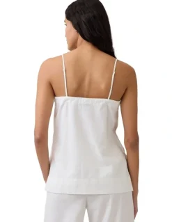 Gap Linen-Blend Cami in Off White