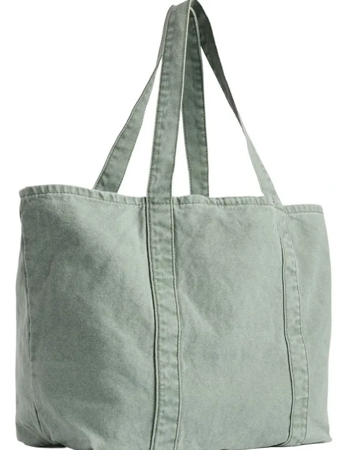 Gap Logo Tote Bag in Gasoline Green
