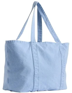 Gap Logo Tote Bag in Moonstone Blue