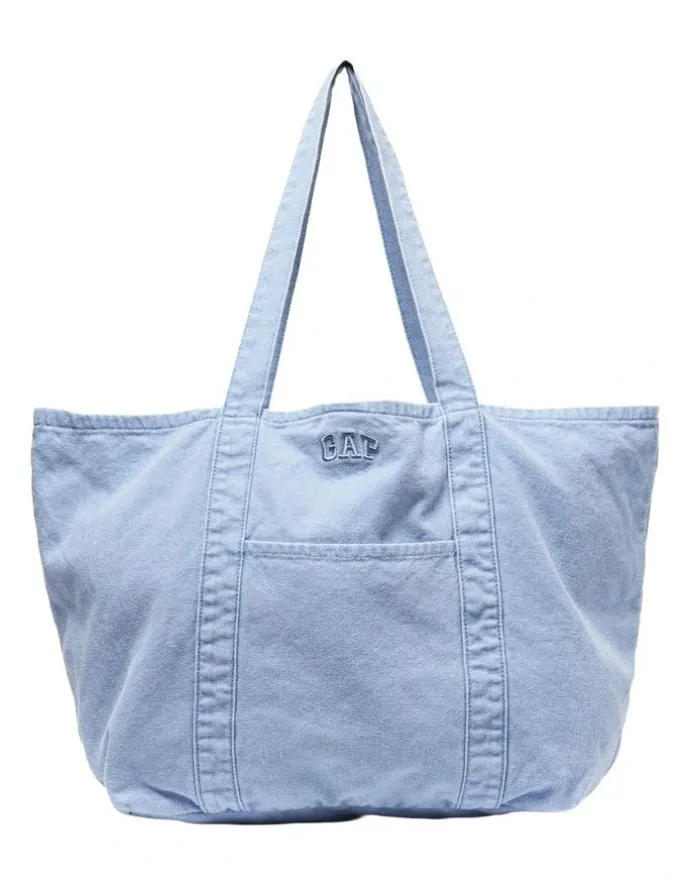 Gap Logo Tote Bag in Moonstone Blue