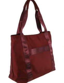 GAP Travel Nylon Fashion Tote Bag in Wine