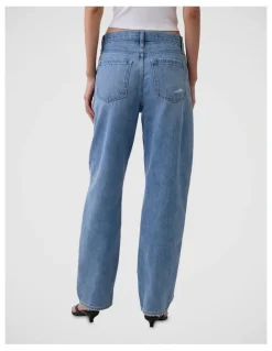 Gap High Rise Barrel Jeans