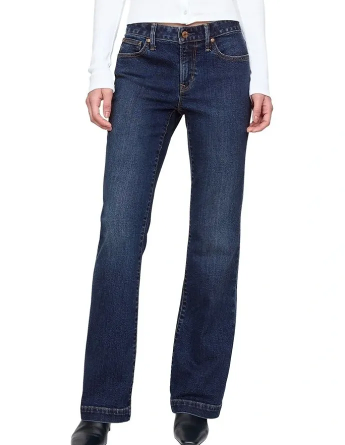 Gap Low Rise Long & Lean Jeans in Dark Indigo