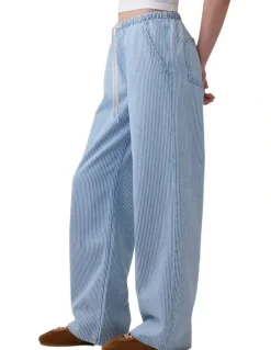 Gap Low Rise UltraSoft Easy '90s Loose Stripe Jeans