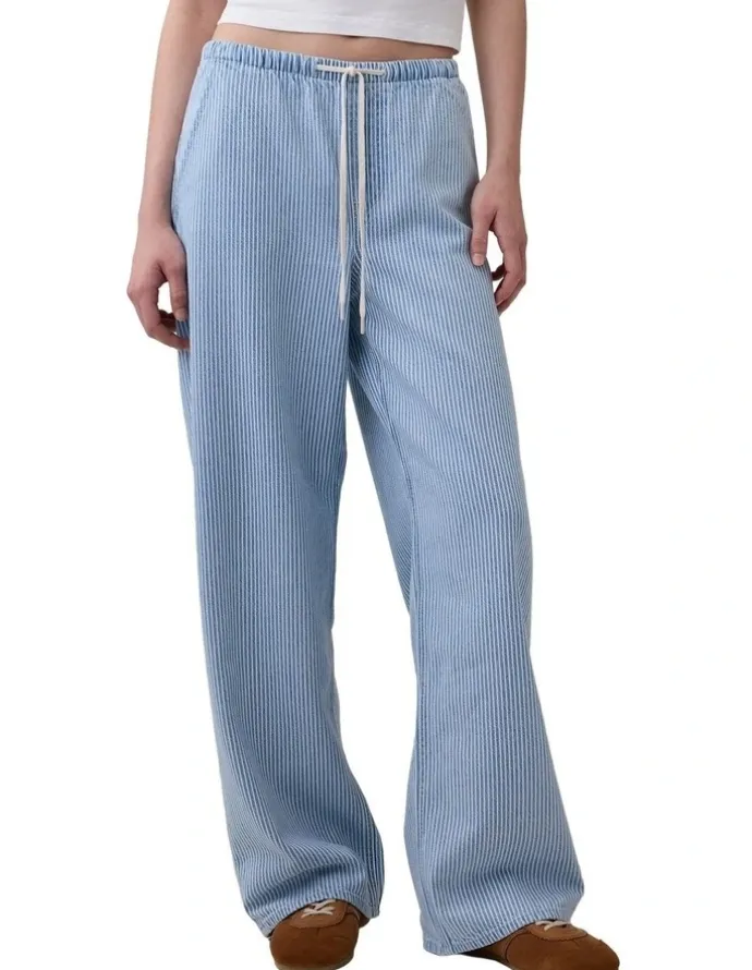 Gap Low Rise UltraSoft Easy '90s Loose Stripe Jeans