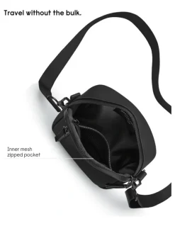 Gaston Luga Gaston Luga Dash Verti Crossbody Travel Bag in Black