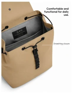 Gaston Luga Gaston Luga Dsh Bucket (12L) Waterproof 13 Laptop Backpack - Latte