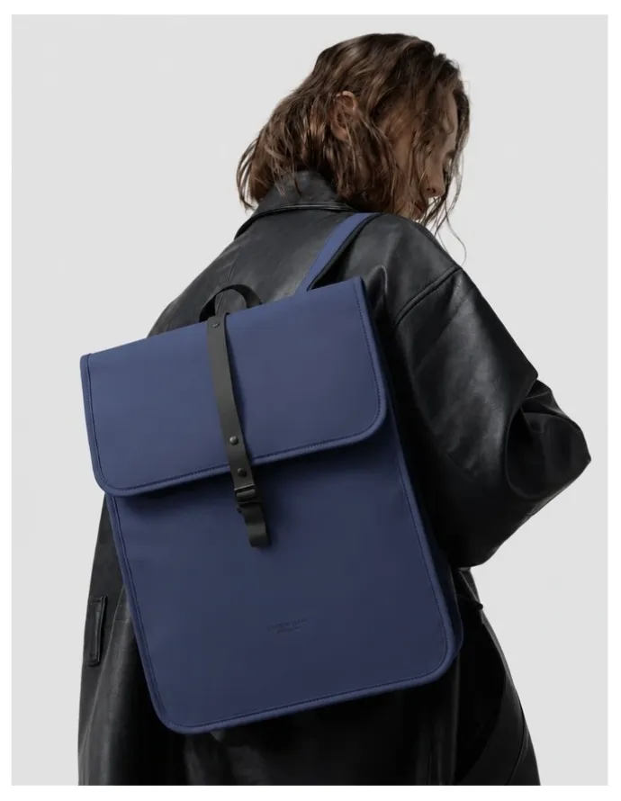 Gaston Luga Gaston Luga Dsh (13L) Waterproof 14 Laptop Backpack - Dark Blue