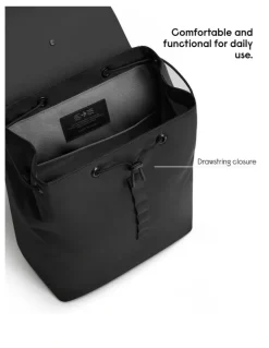 Gaston Luga Gaston Luga Dsh Bucket (12L) Waterproof 13 Laptop Backpack - Black