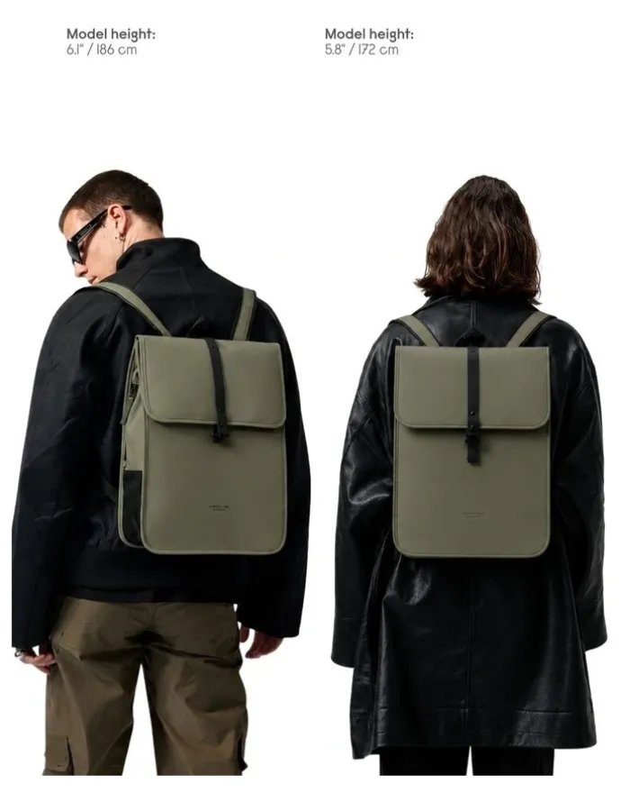 Gaston Luga Gaston Luga Dash (13L) Waterproof 14 Laptop Backpack in Olive