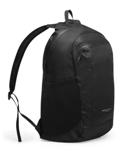 Gaston Luga Gaston Luga Packable Lightweight Backpack (21L) Foldable Travel Bag in Black