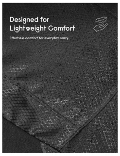 Gaston Luga Gaston Luga Packable Lightweight Tote (17L) Foldable Travel Bag in Black