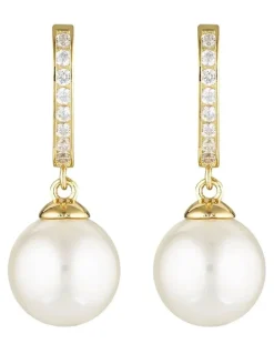 Georgini Promenade 18K Gold Plated Sterling Silver Earrings in Gold
