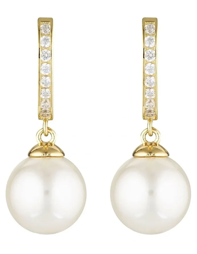 Georgini Promenade 18K Gold Plated Sterling Silver Earrings in Gold