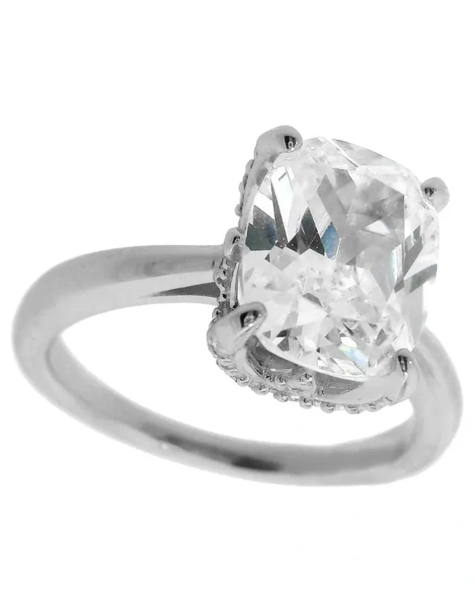 Georgini Sydney Soiree Elaine Cushion Cut Ring in Silver