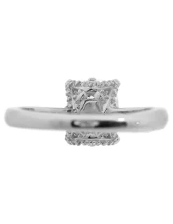 Georgini Sydney Soiree Elaine Cushion Cut Ring in Silver