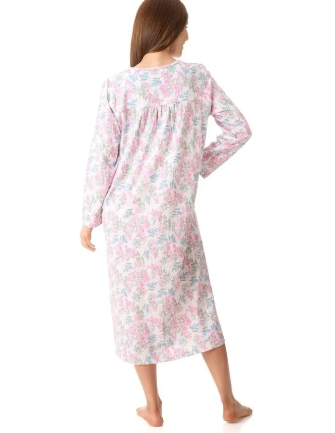 Givoni Arosa Mid Length Nightie in Pink