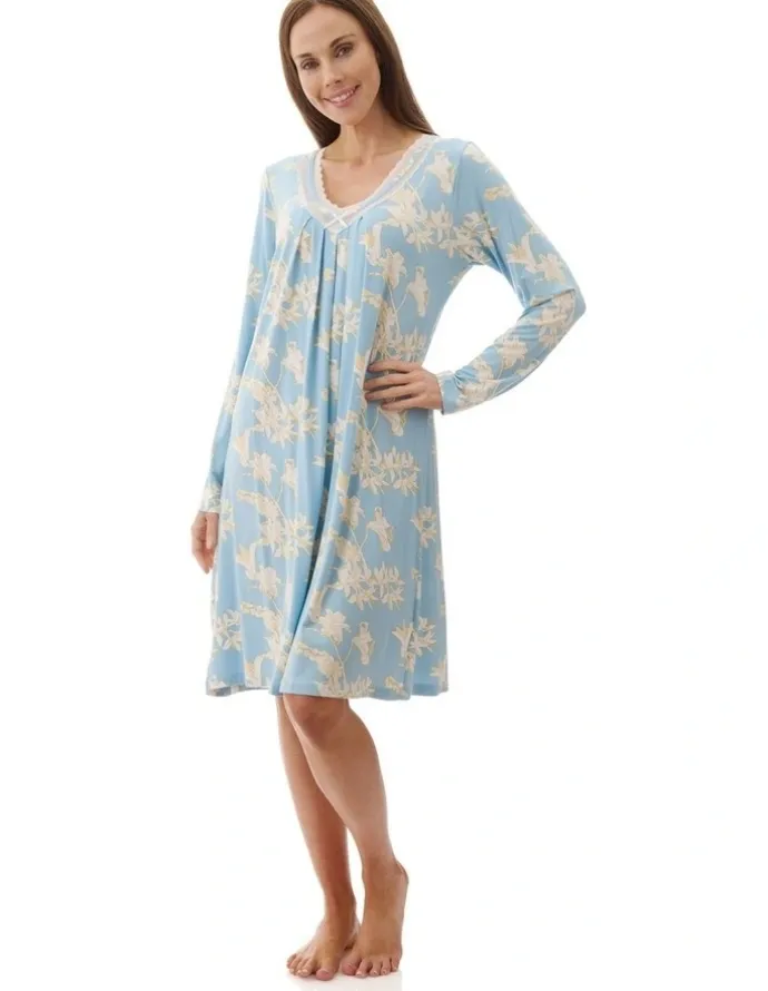 Givoni Gia Short Nightie in Blue