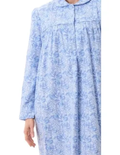 Givoni Kora Mid Collared Nightie in Blue