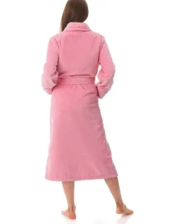 Givoni Mid Belted Button Gown in Pink