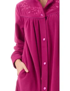 Givoni Mid Button Gown in Red