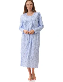 Givoni Mid Length Nightie in Blue