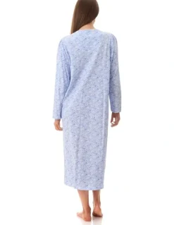 Givoni Mid Length Nightie in Blue