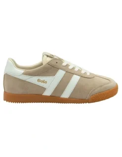 Gola Elan Trainer Shoe in Bone/White