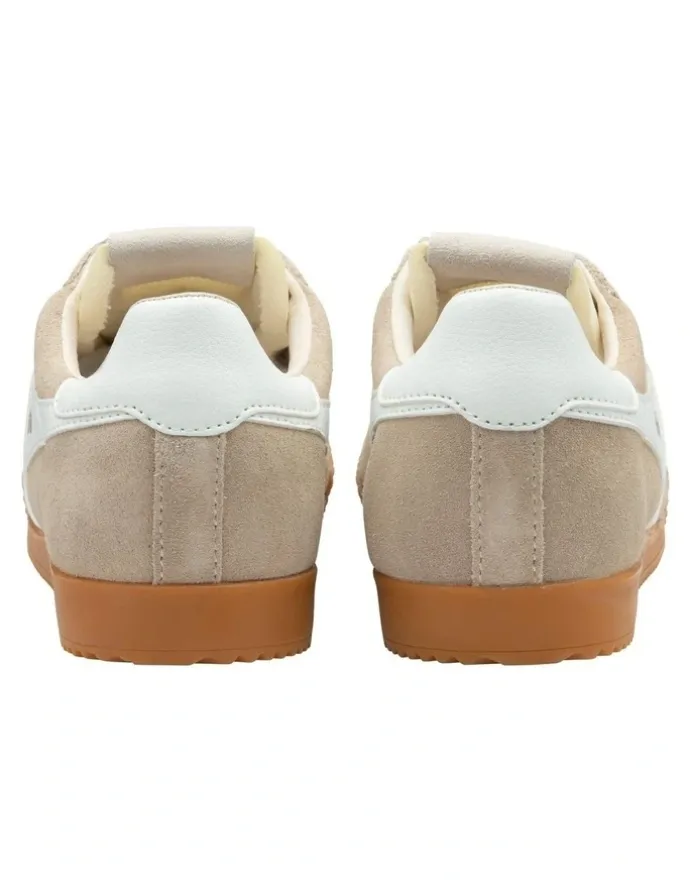 Gola Elan Trainer Shoe in Bone/White
